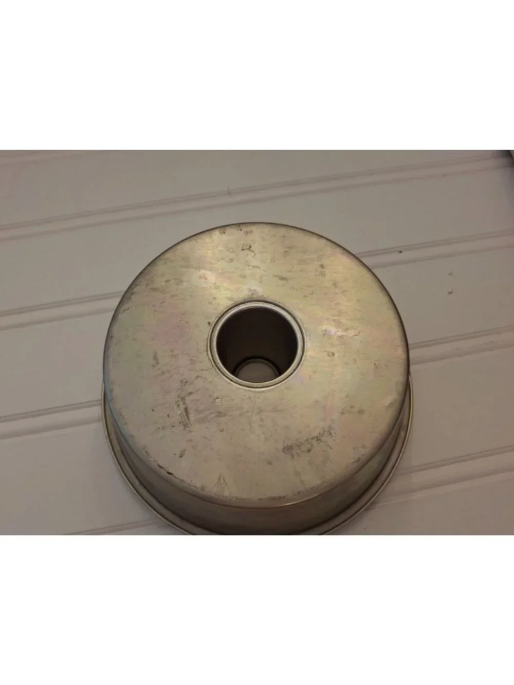 Vintage Aluminum Angel Food Cake Pan Tube Pan Bundt Chiffon Bakeware 10
